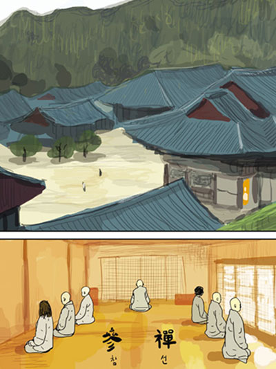 사찰음식 & 웹툰