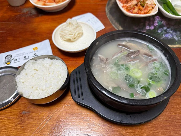 안성시 안일옥 대표 음식