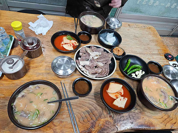 영천시 포항할매집 대표 음식