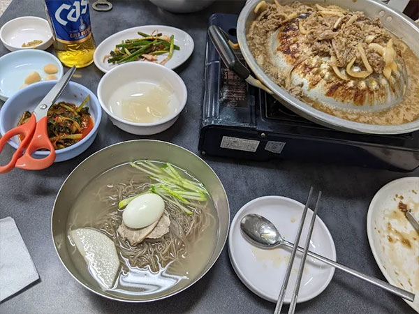 천안시 동남구 평양냉면 대표 음식