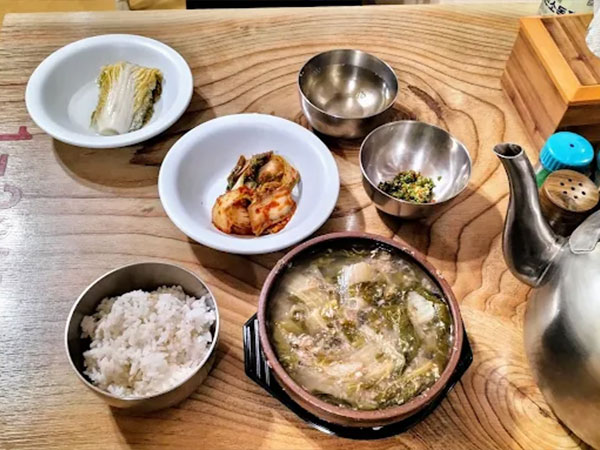 중구 상주식당 대표 음식