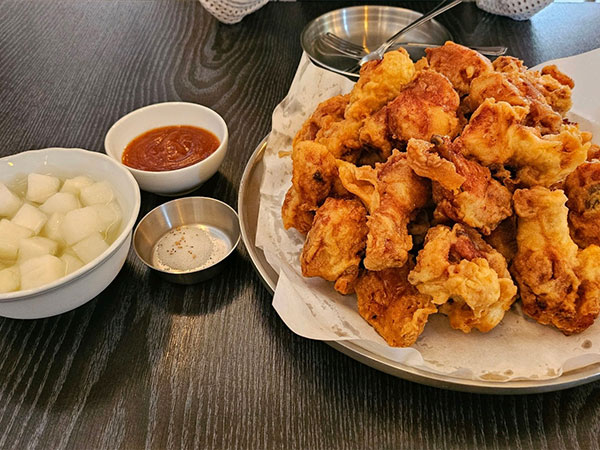 원주시 쌍동통닭 대표 음식