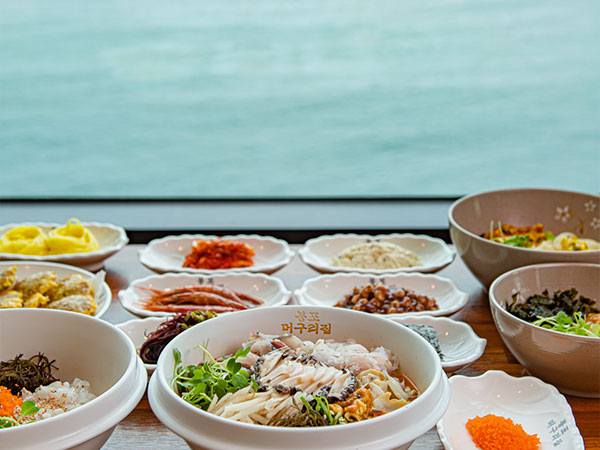 속초시 봉포머구리집 대표 음식