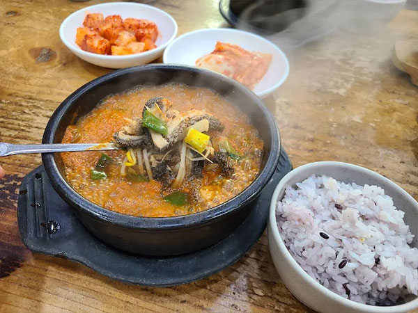 횡성군 운동장해장국 대표 음식