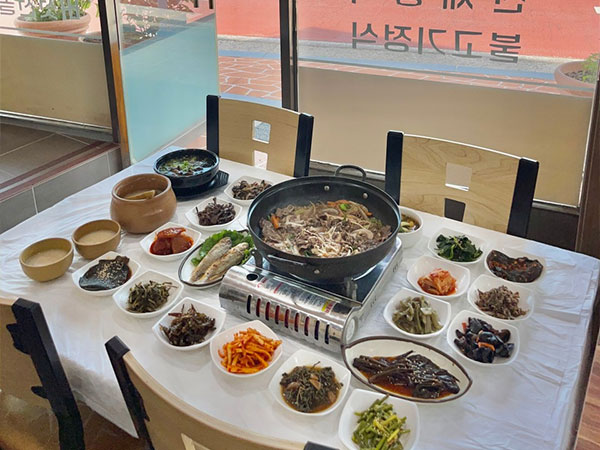 보은군 어래식당 대표 음식