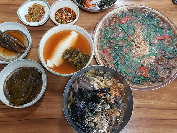 옥천군 구읍할매묵집 대표 음식