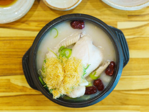 공주시 백제삼계탕 대표 음식