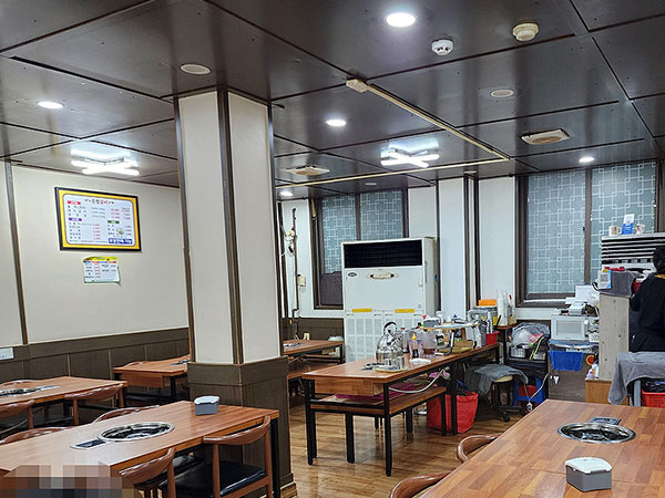아산시 은정갈비 내부 인테리어