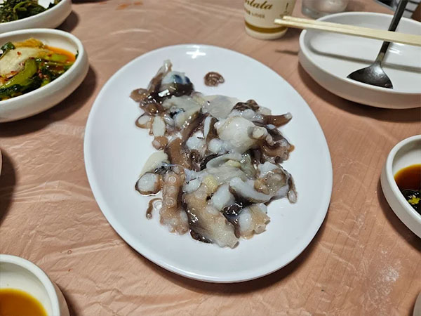 서산시 웅도낙지 대표 음식