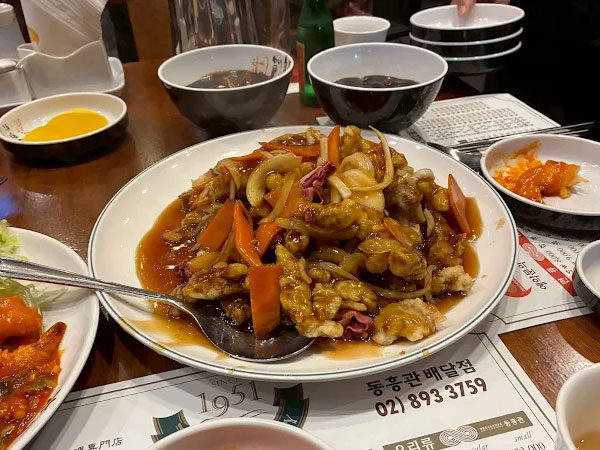 금천구 동흥관 대표 음식