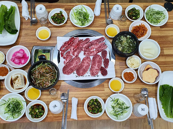 금산군 박가네집 대표 음식