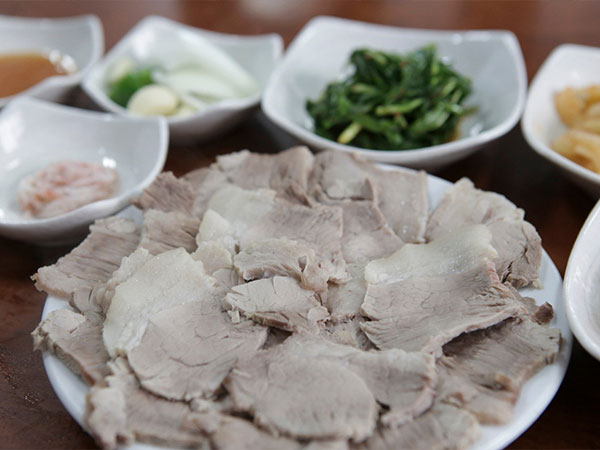 동구 평산옥 대표 음식