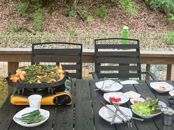 달성군 숲속의집 대표 음식