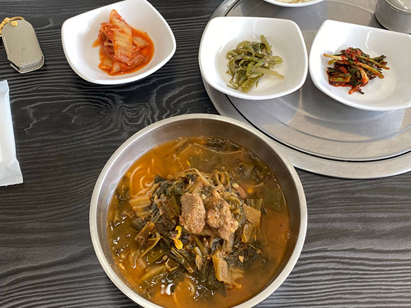 포항시 남구 시락국수 대표 음식