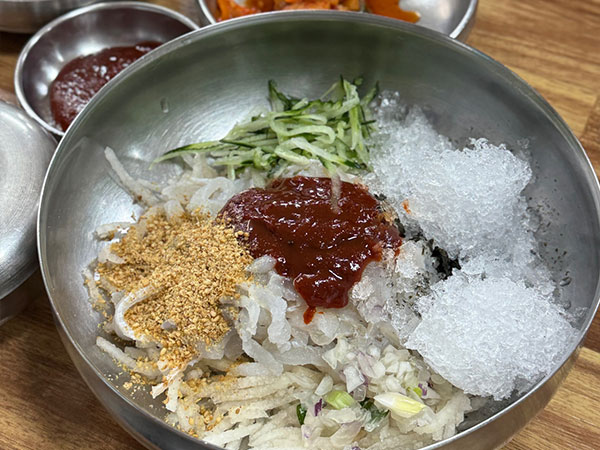 포항시 북구 오대양물회식당 물회