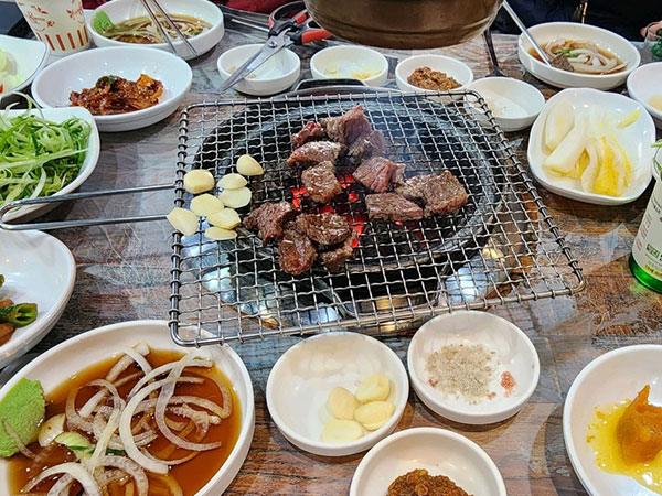 안동시 안동한우갈비 대표 음식