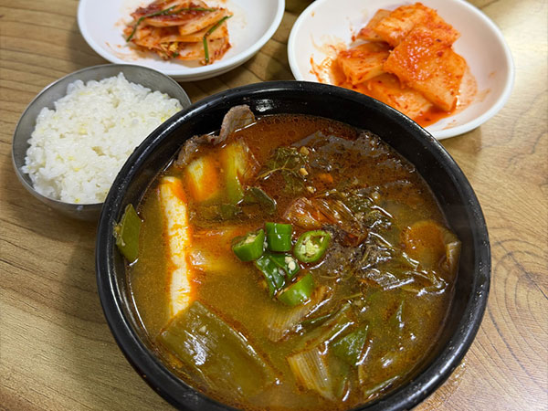 안동시 옥야식당 대표 음식