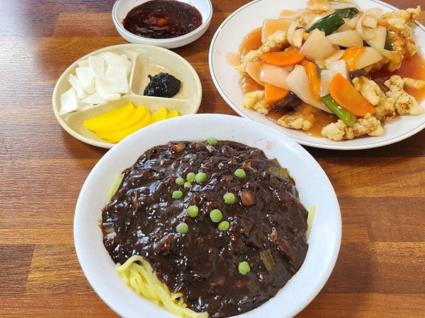 김천시 미영반점 대표 음식