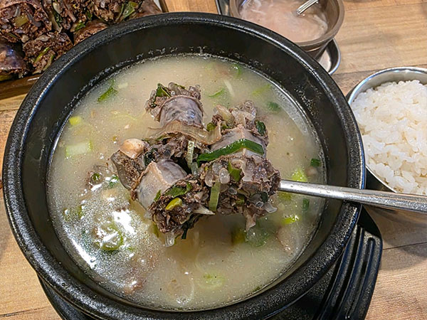 구미시 평양아바이순대국밥 대표 음식