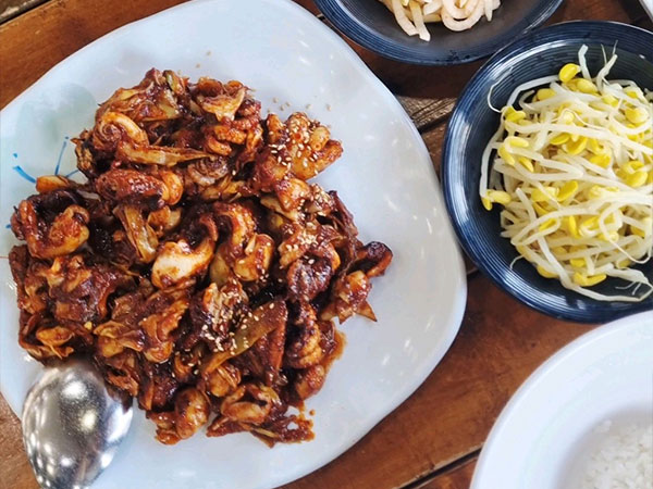 구미시 한채쭈꾸미 대표 음식