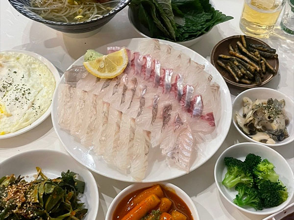 구미시 옥계황금어장 대표 음식