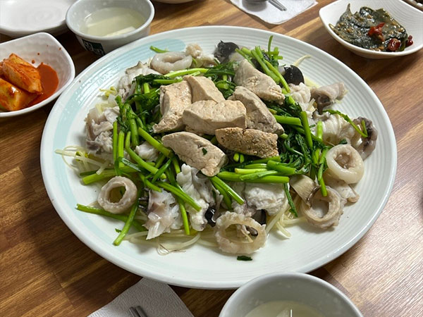 물꽁식당 아귀수육