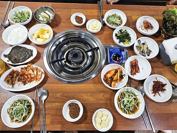 은정갈비 밑반찬