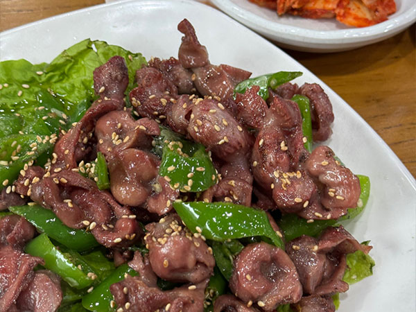 비원 닭 모래주머니