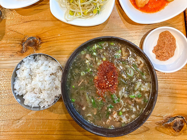 나목도식당 순대백반