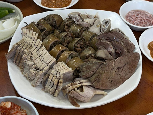 이모식당 모듬 막창순대